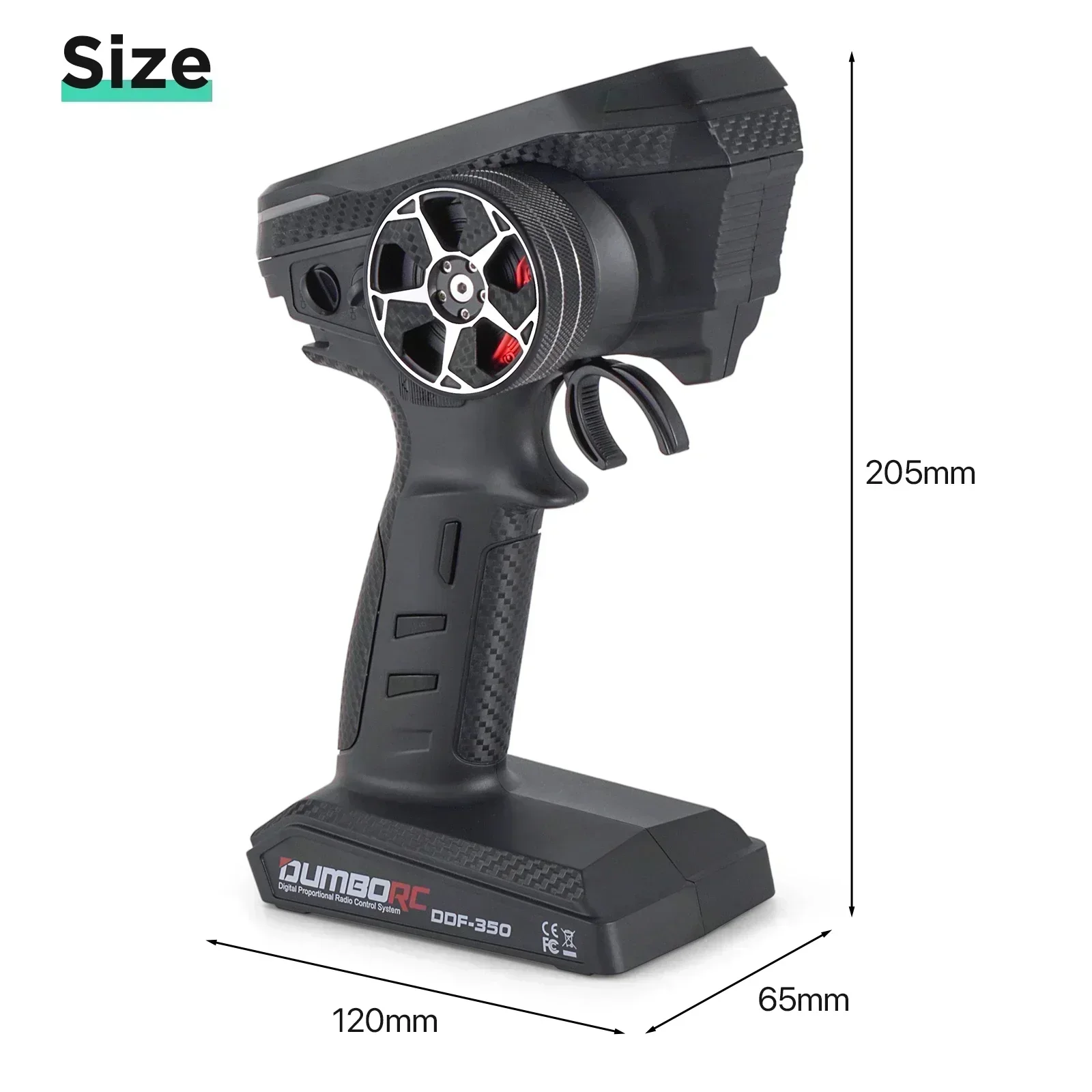 DUMBORC DDF-350 10CH RC Remote - Drone Racing Receiver ulasan dan harga