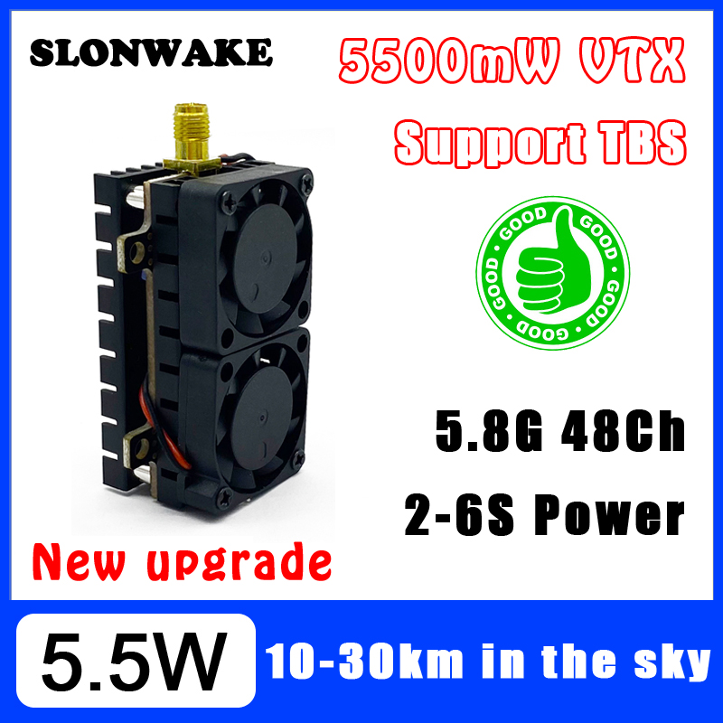 Long Range 5.8GHz 5.5W Video T - Drone Racing Transmitter ulasan dan harga