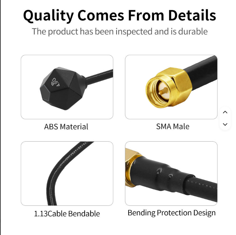 5.8GHz 3.5dBi Antenna LHCP RP  - Drone Racing Antenna ulasan dan harga